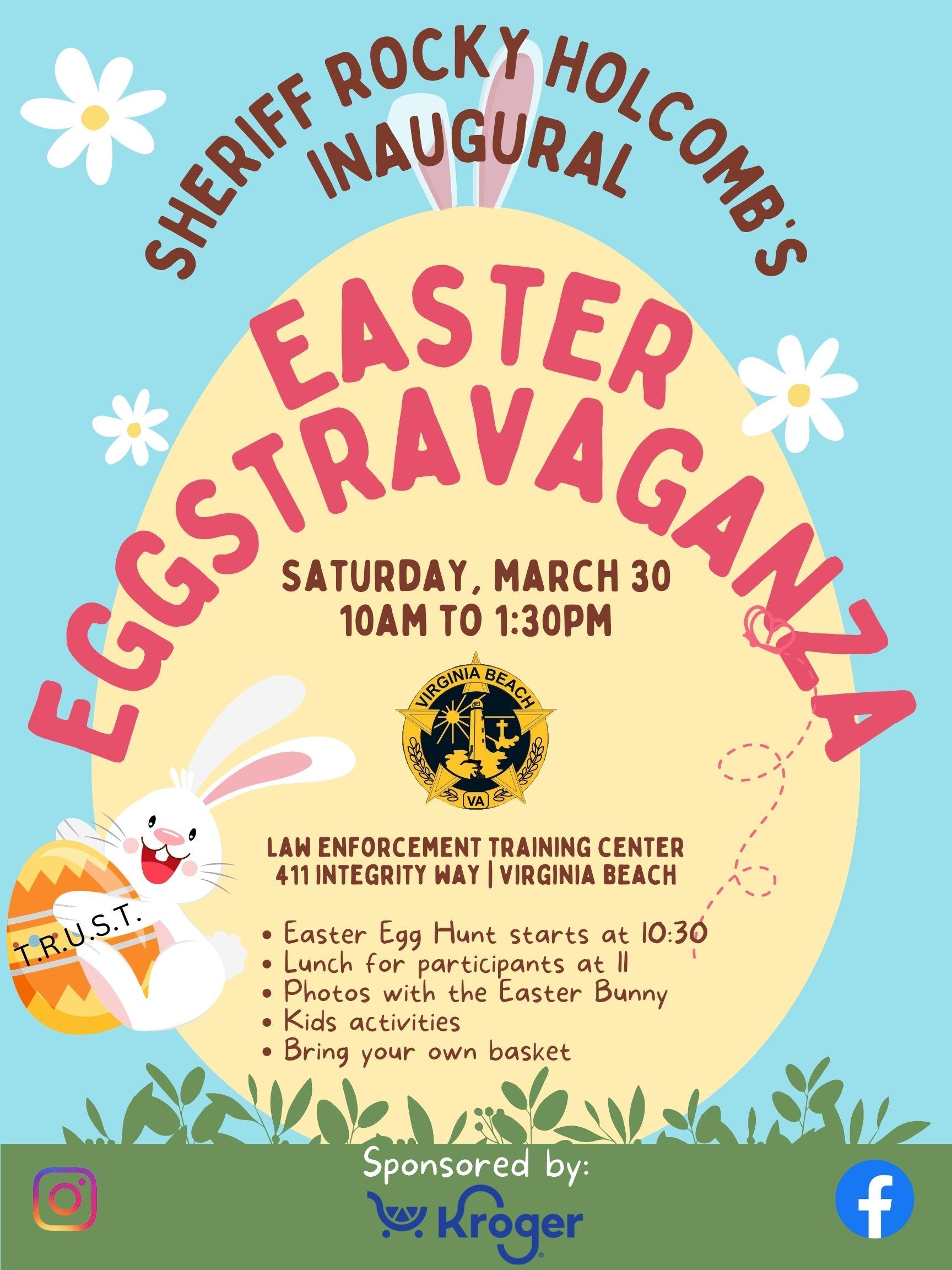 Sheriff Holcomb Inaugural Easter Egg Hunt March 2024